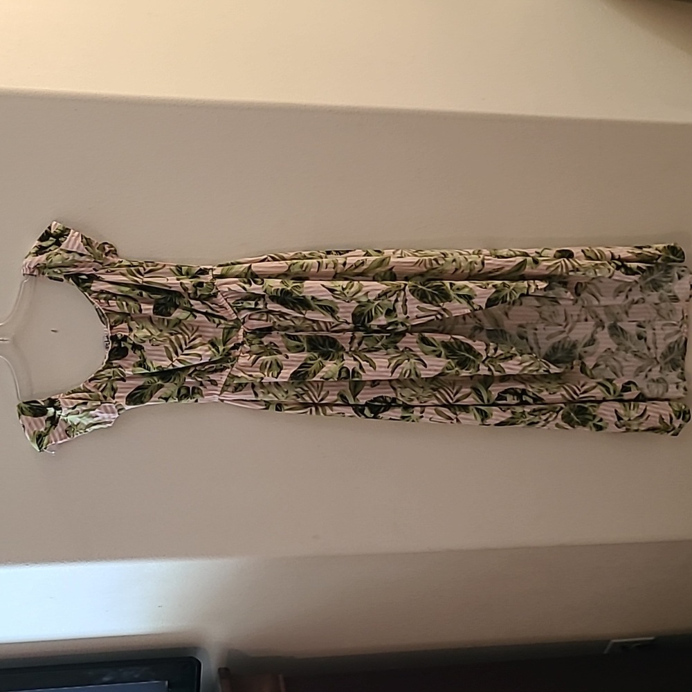 Jungle print romper size small